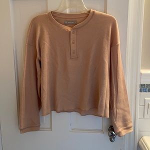 Everlane organic cotton waffle Henley